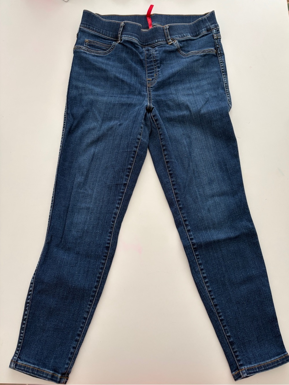 SPANX Dark Blue Stretch Jeggings - Slim Fit